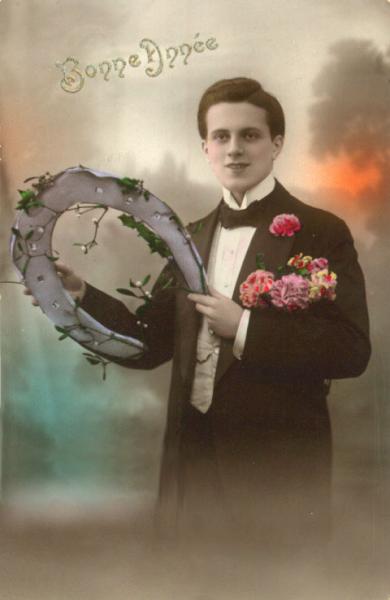 Carte ancienne bonne ann�e